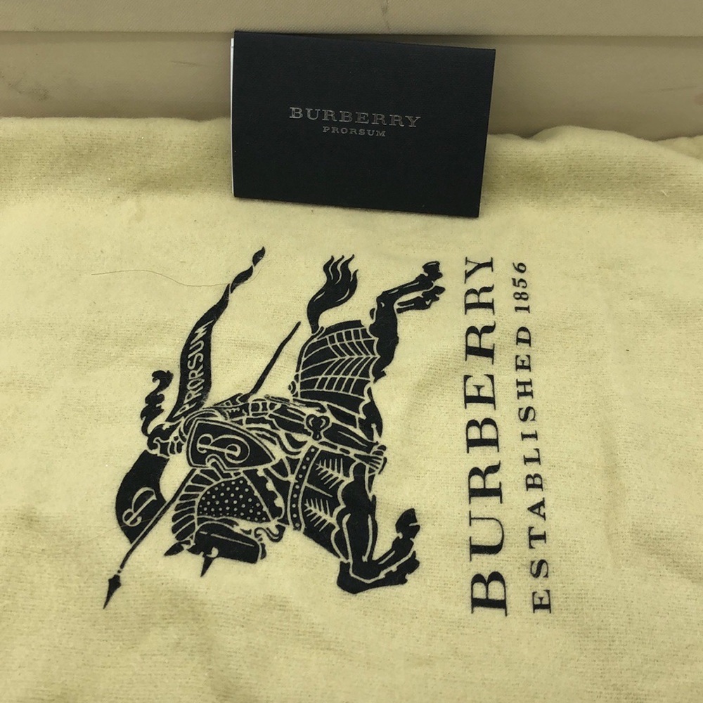 Burberry Black Suede Stiletto Sandals with Gold Accents - Picture 2 of 9